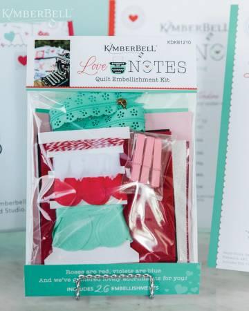 Love Notes Embellishment Kit - The Sewing Gallery