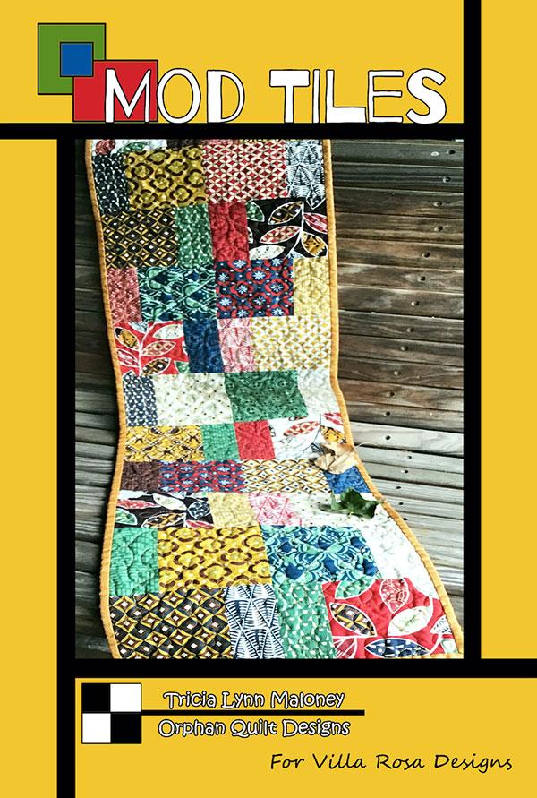 Tabula Rosa Patterns Mod Tiles Table Runner Pattern Villa Rosa Designs – The Sewing Gallery