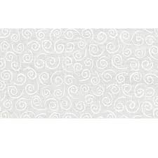 Muslin Mates White Swirls - The Sewing Gallery