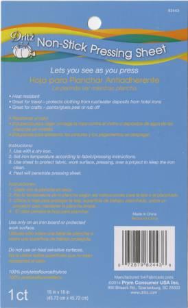 Dritz Non-Stick Pressing Sheet - See while you press!