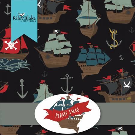 Pirate Tales Fat Quarter Bundle, 21 pc. - The Sewing Gallery
