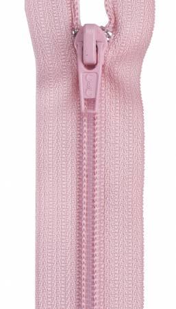 Polyester Coil 1-Way Separating Zipper 12in Light Pink - The Sewing Gallery