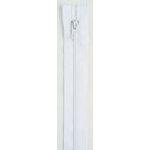 Polyester Coil 1-Way Separating Zipper 24in White - The Sewing Gallery