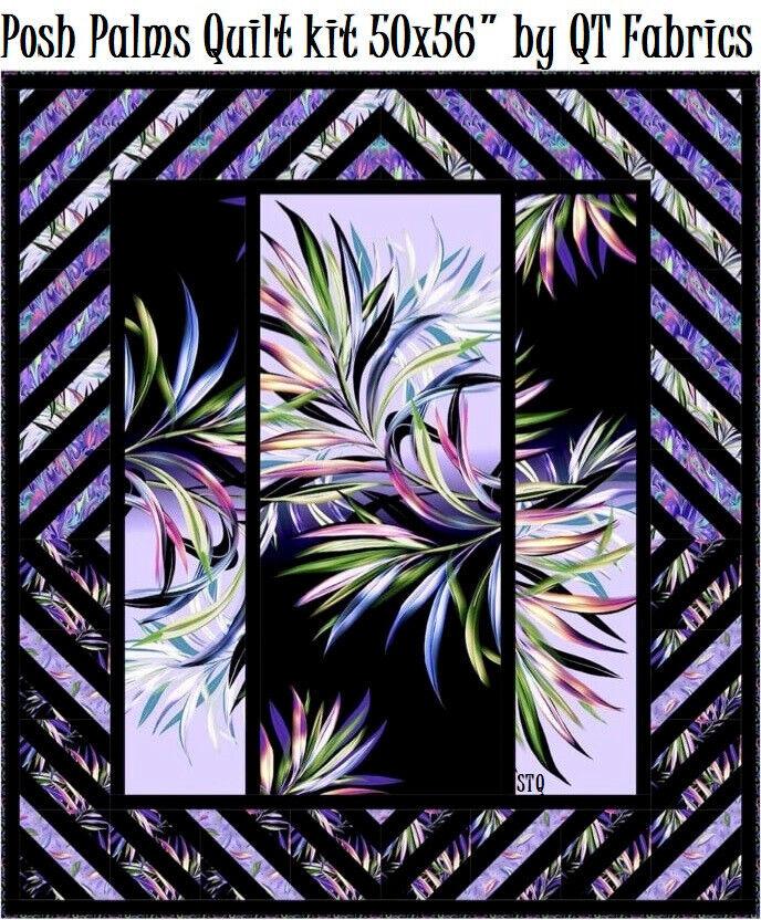 Posh Palms Quilt Kit by Quilting Treasures