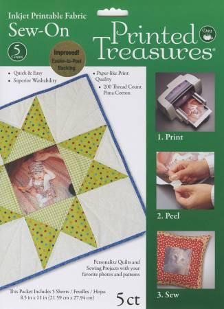 Printed Treasures Sew On Printable Fabric