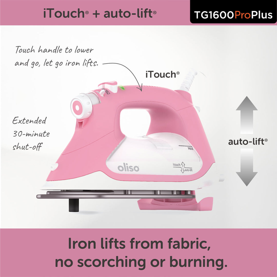 Oliso Smart Iron Pro Plus - Pink
