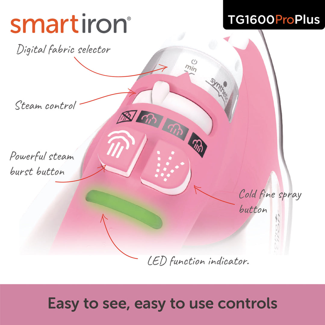 Oliso Smart Iron Pro Plus - Pink
