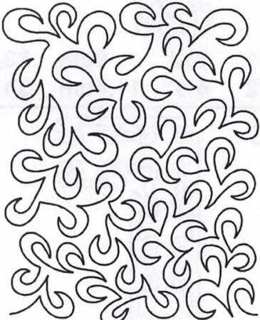 Quilt Stencil Paisley Background # QD7QC - The Sewing Gallery