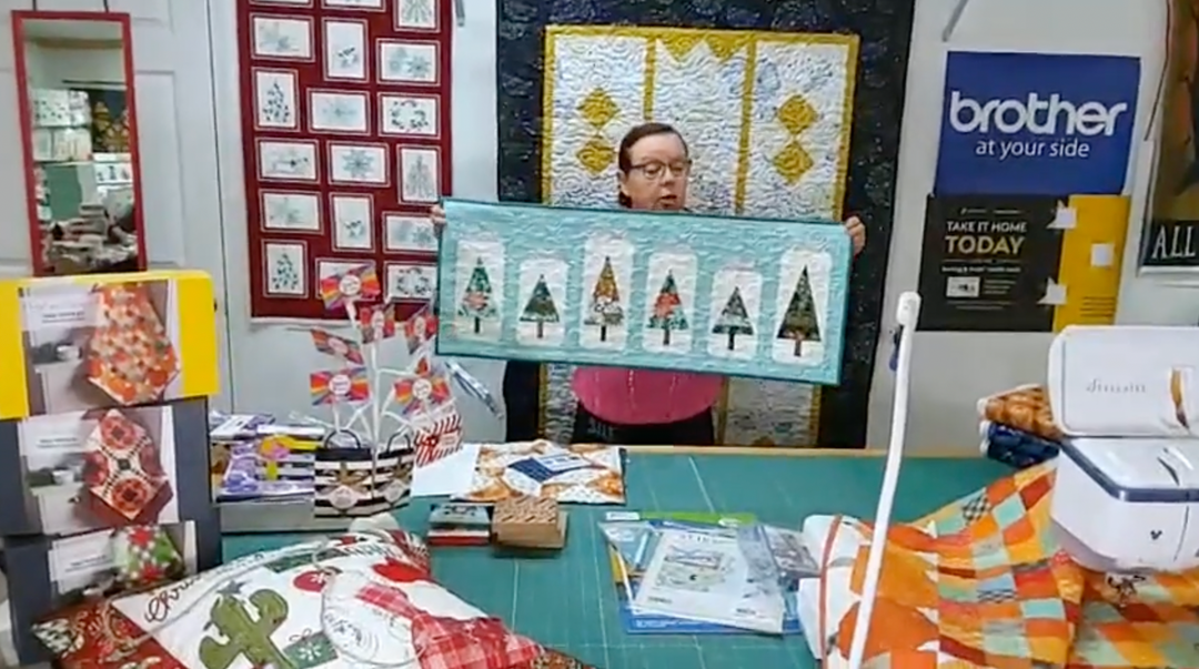 Christmas In A Jar Table Runner Pattern