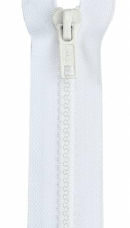 Sport Closed Bottom Zipper 5in White - The Sewing Gallery