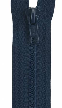 Sport Polyester 1-Way Separating Zipper 16in Navy - The Sewing Gallery