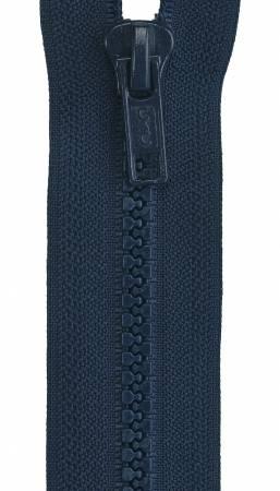 Sport Polyester 1-Way Separating Zipper 22in Navy - The Sewing Gallery