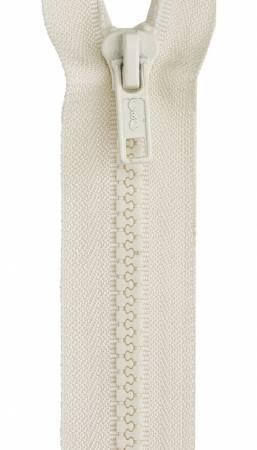 Sport Polyester 1-Way Separating Zipper 24in Natural - The Sewing Gallery