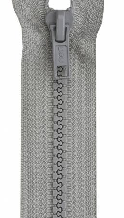 Sport Polyester 1-Way Separating Zipper 24in Nugrey - The Sewing Gallery