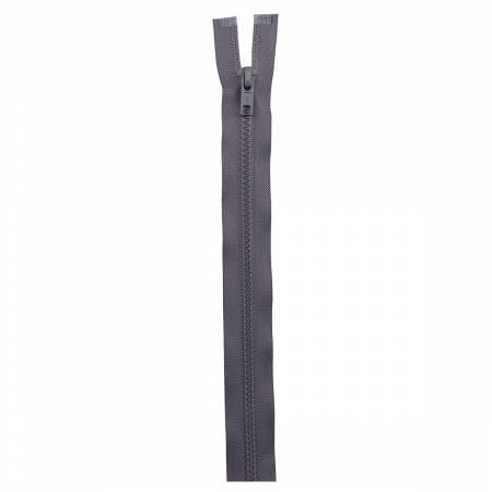 Sport Polyester 1-Way Separating Zipper 24in Stone - The Sewing Gallery