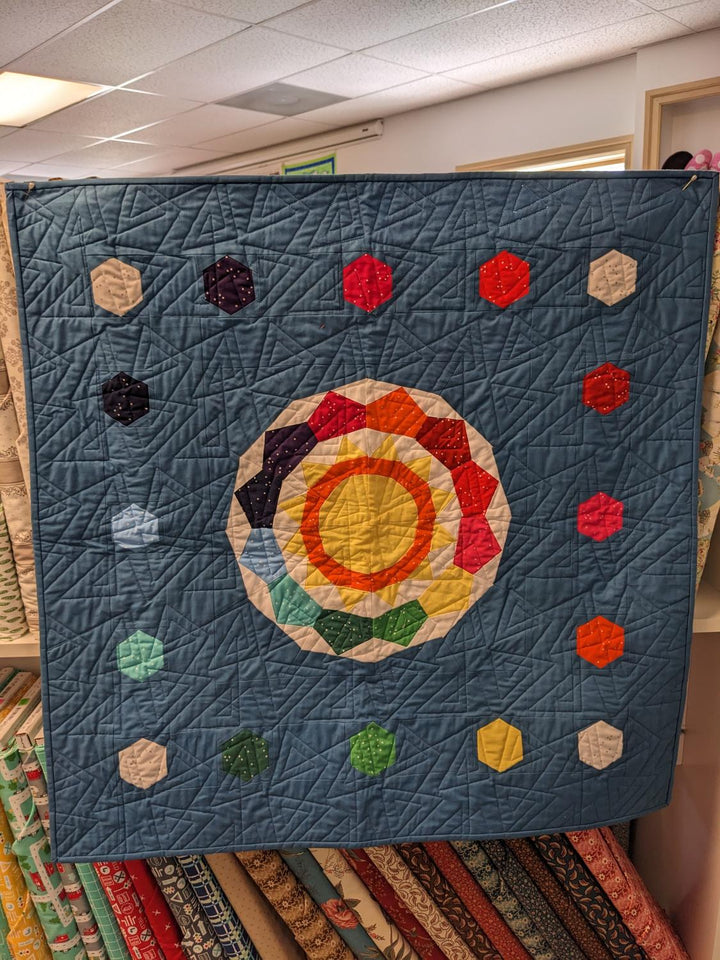 Store Sample Riley Blake's June Rainbow Table Topper