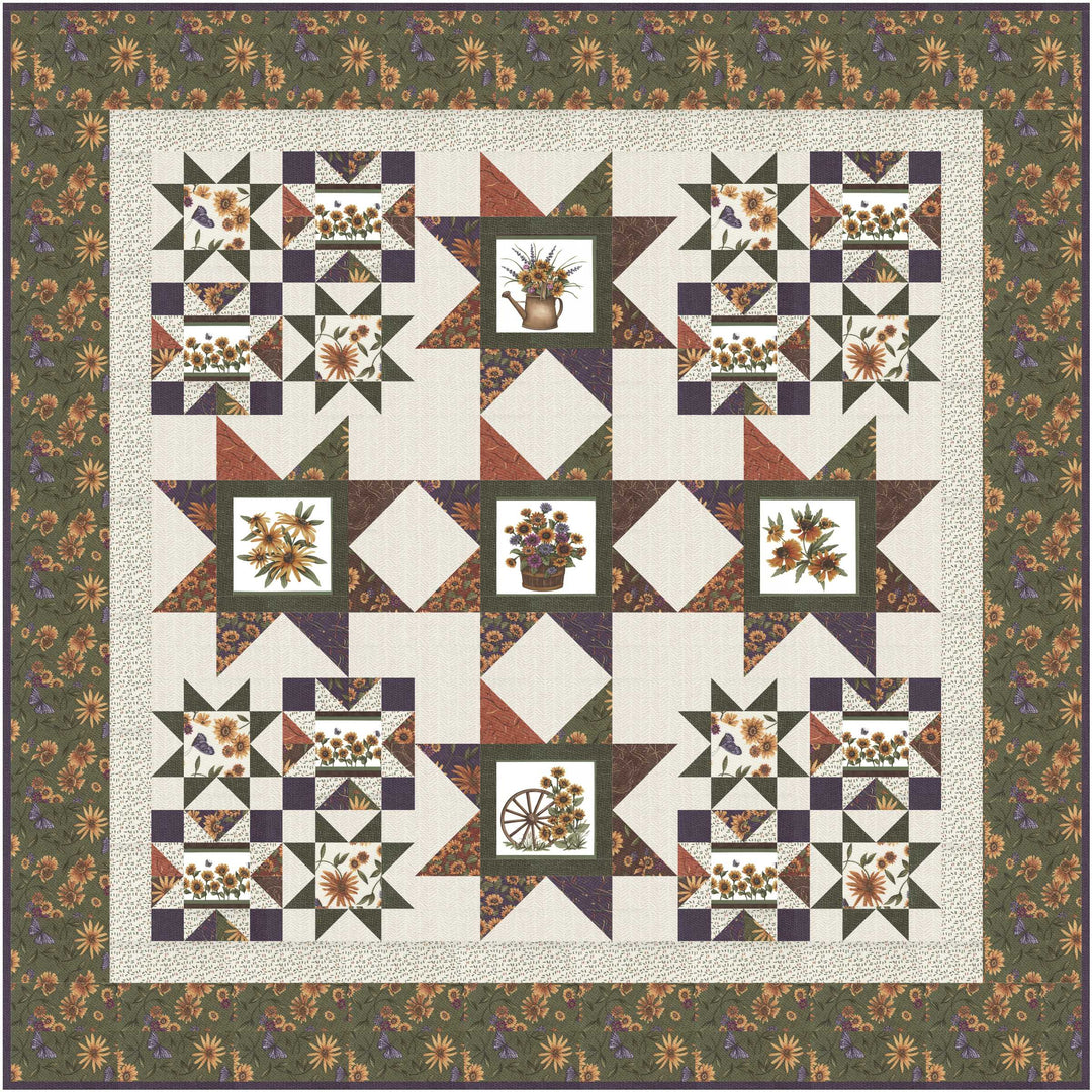 Flower Fields Quilt Pattern