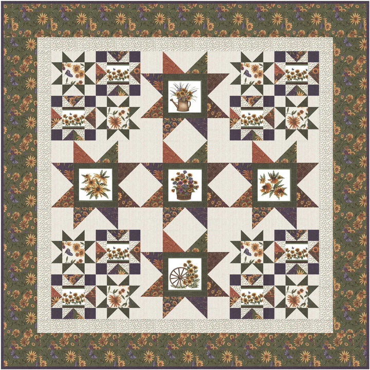 Flower Fields Quilt Pattern