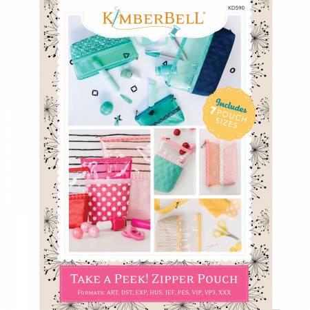 Take a Peek Zipper Pouch CD # KD590 - The Sewing Gallery
