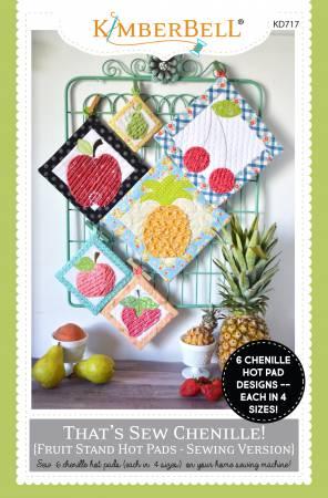 Thats Sew Chenille Fruit Stand Hot Pads Sewing Version - The Sewing Gallery