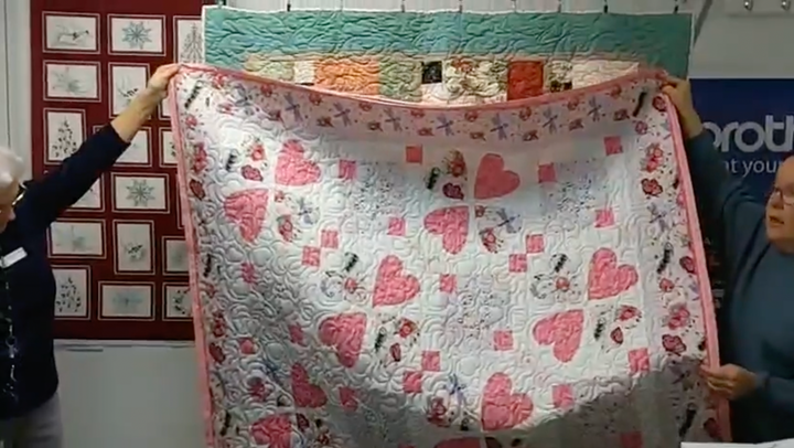 Be Mine Quilt Kit by Quilting Treasures Valentines