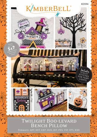 Twilight Boo-levard Bench Pillow - ME - The Sewing Gallery