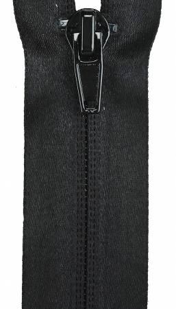 Water Resistant 1-Way Separating Zipper 26in Black