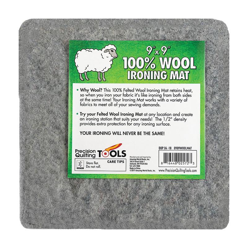 Wool Ironing Mat 9" x 9" 0909WOOLMAT Precision Quil - The Sewing Gallery