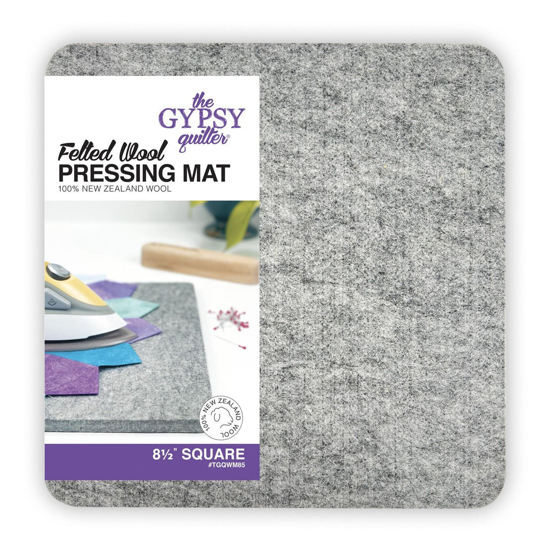Wool Pressing Mat 8-1/2in x 8-1/2in x 1/2in The Gypsy Quilter