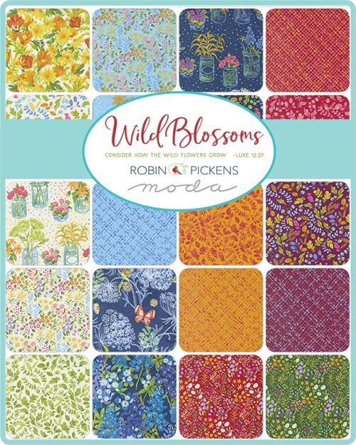 Wild Blossoms Charm Pack 48730PP Moda Precuts#1